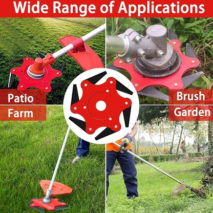 Premium 6-Blade Strong Trimmer Head