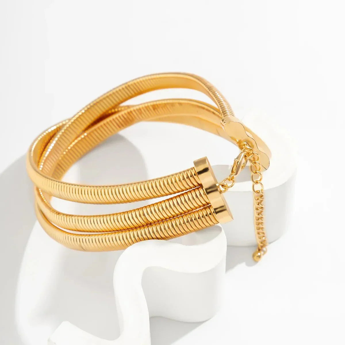 Bold 3 Layer Fashion Choker Necklace
