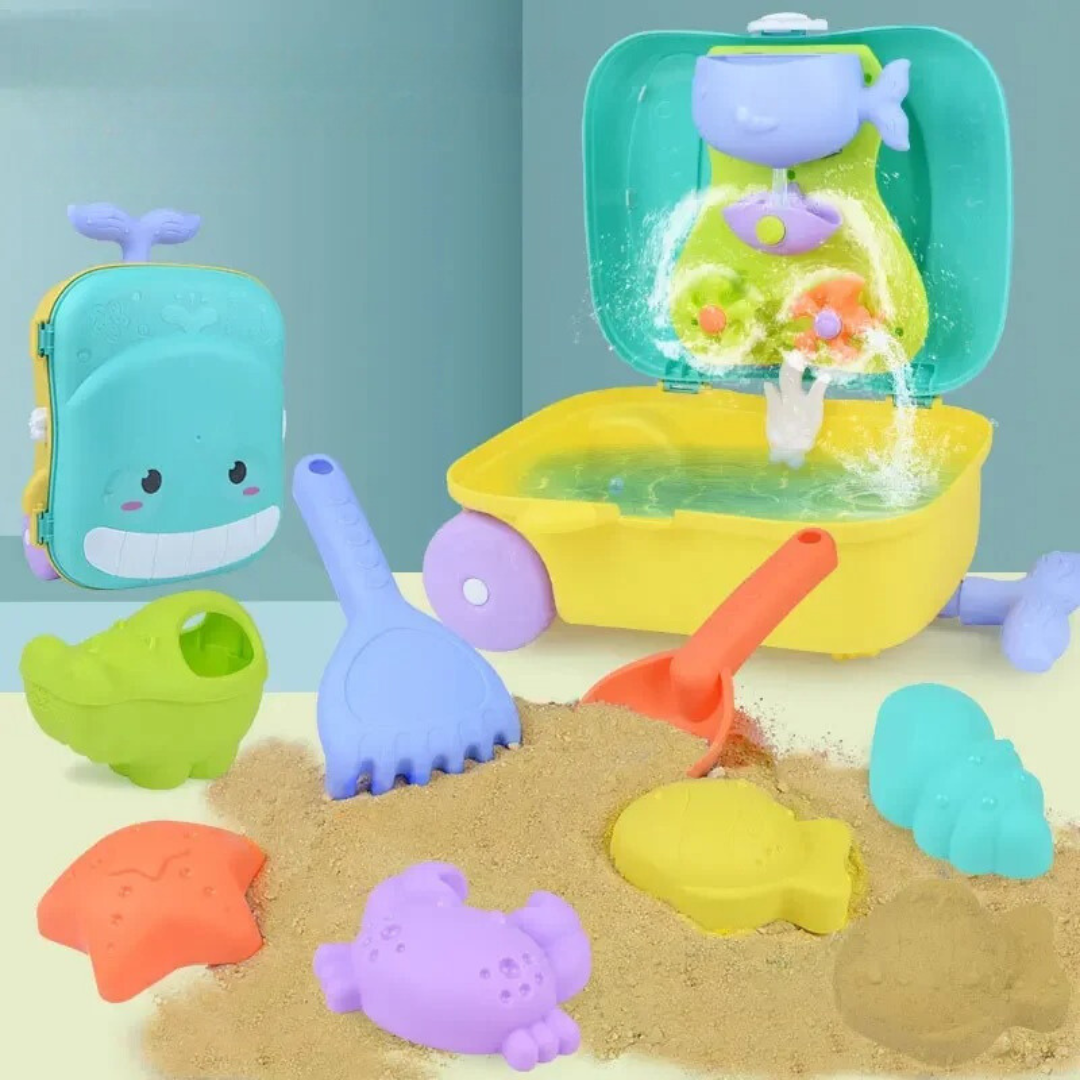 Fun Kids Beach Play Wagon Set - Luxicro