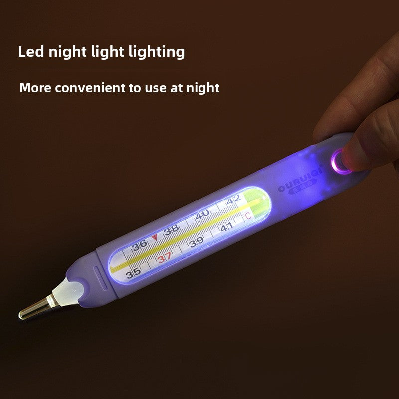 Portable LED Digital Thermometer with Clip Strap