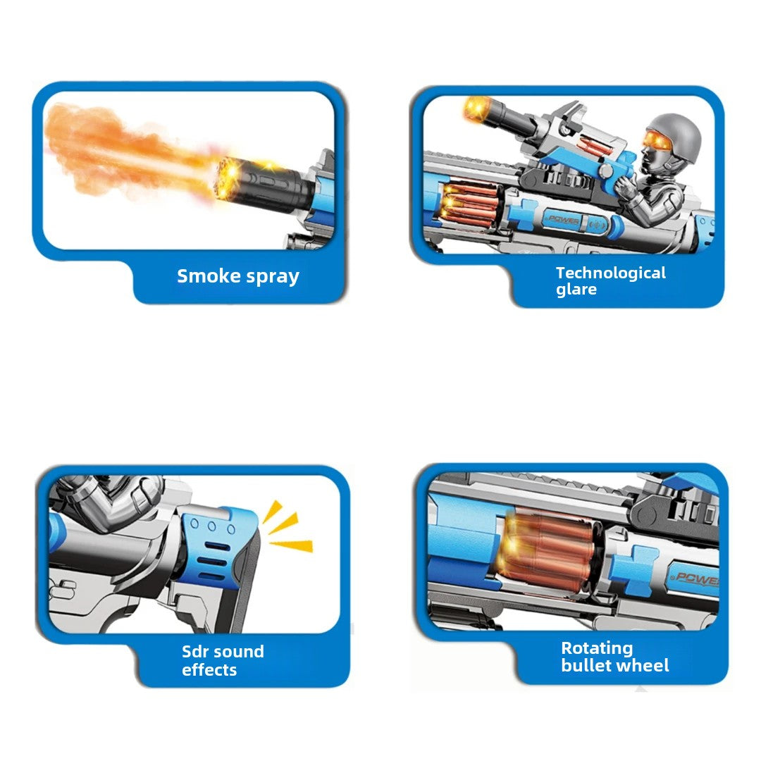 Authentic Smoke Effect Toy Gun Set