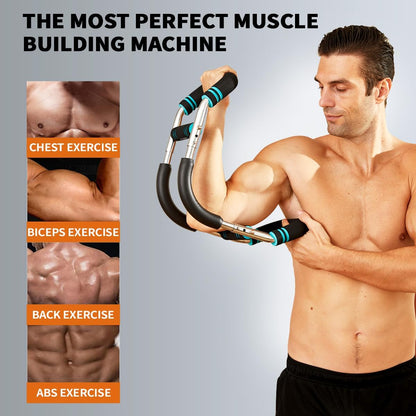 Adjustable Resistance Training Bar for Arms & Chest