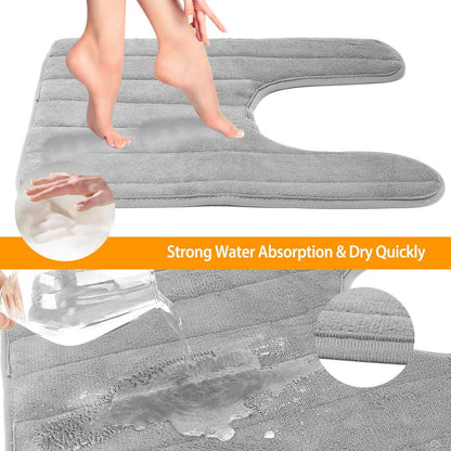 Soft Grip U-Shaped Bathroom Mat