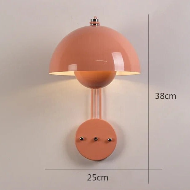 Bright Floral Wall Lamp - Elegant Dutch Style