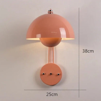 Bright Floral Wall Lamp - Elegant Dutch Style