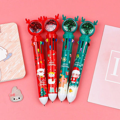 Vibrant Christmas Pens for Gift Cards