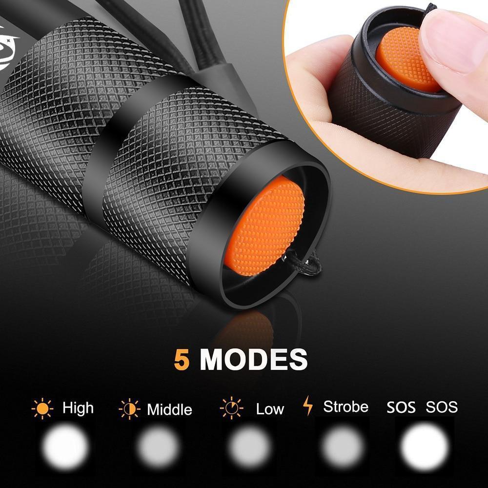 Bright High-Power LED Flashlight