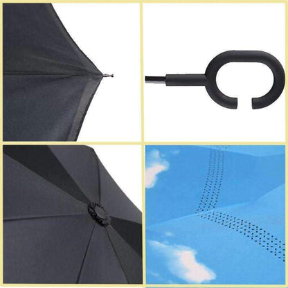 Waterproof Compact Folding Rain Umbrella