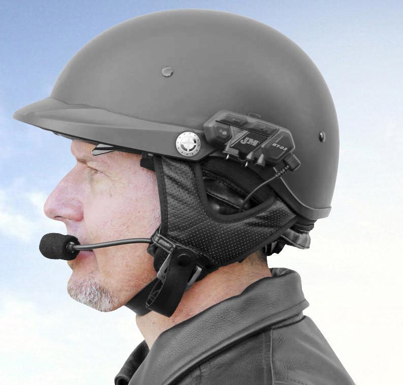 Compact Lightweight Helmet Headphones - Luxicro