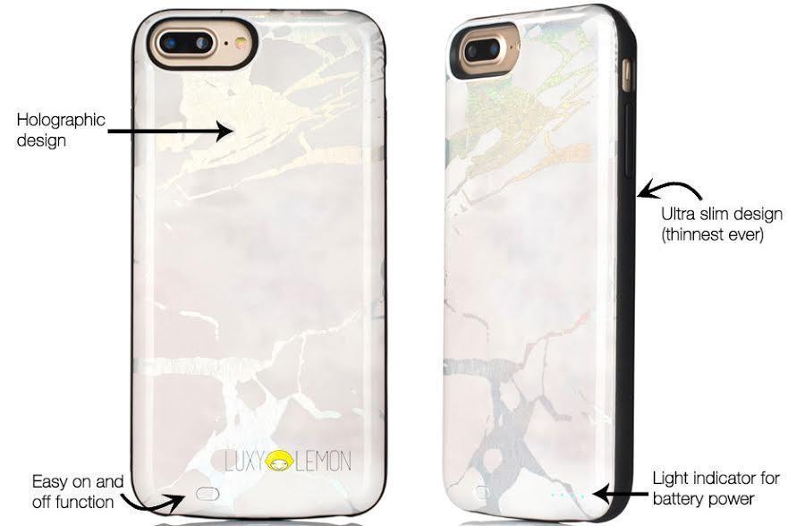 Glowing Marble Protective Phone Cover