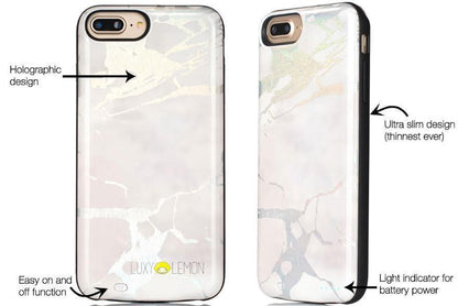 Glowing Marble Protective Phone Cover
