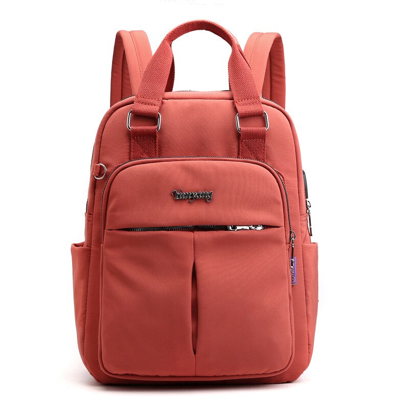 Secure Laptop Backpack with USB Charger and Multiple Pockets