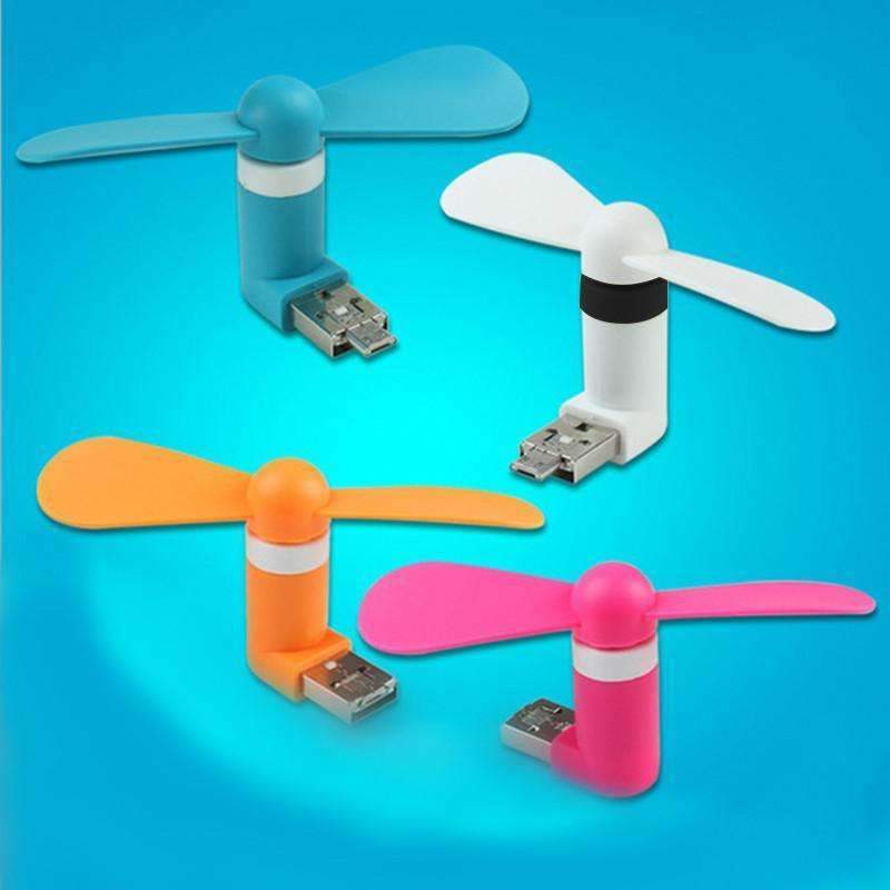 Small Personal USB Desk Fan Cooler - Luxicro