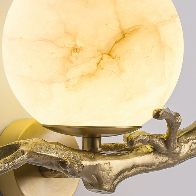 Luxury Marble Effect Wall Light