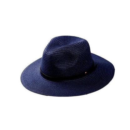 Women's Large Brimmed Straw Beach Hat