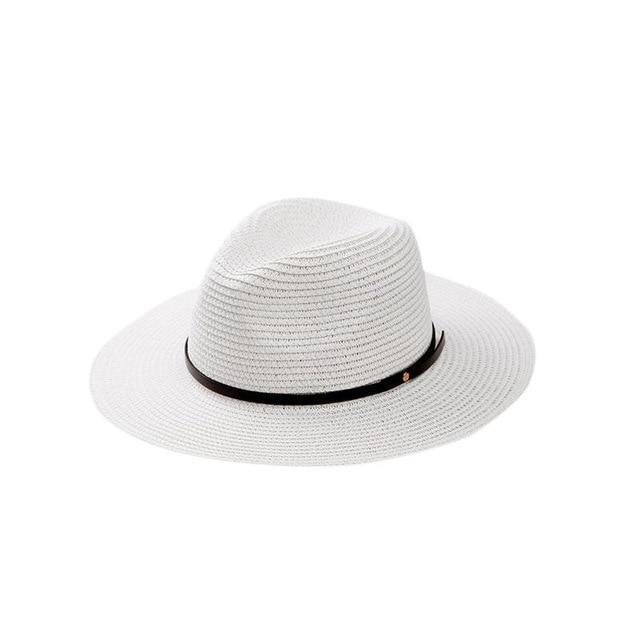 Women's Large Brimmed Straw Beach Hat