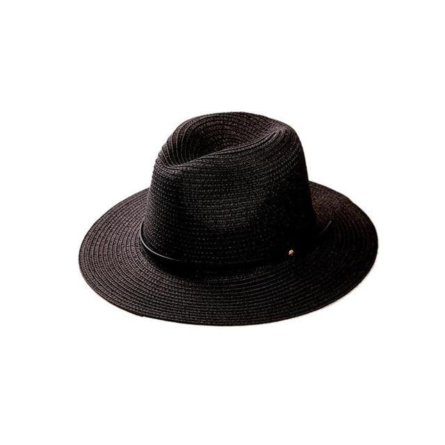 Women's Large Brimmed Straw Beach Hat
