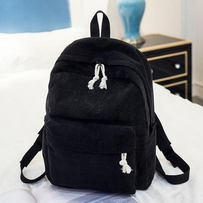 Pastel Pink Plush Backpack