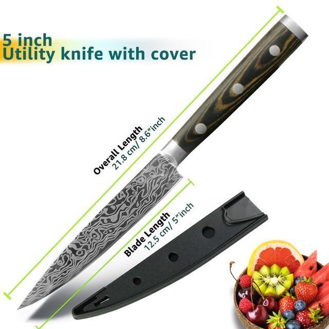 High Quality Sharp 8 Inch Stainless Steel Kitchen Knife