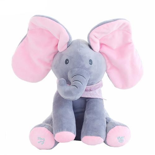 Cute Singing Elephant Plush Toy for Kids
