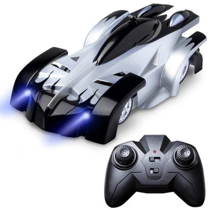Fast RC Wall Climber Car with Bright LED Lights