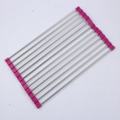 Space Saving Folding Dish Drying Rack