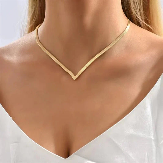 Delicate Link Chain Pendant Necklace - Luxicro
