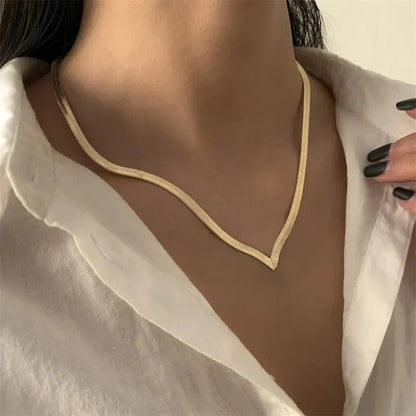 Delicate Silver Bar Chain Necklace