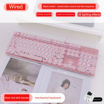 Vintage Style Mechanical Keyboard