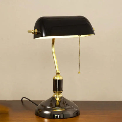 Sophisticated Clear Glass Desk Lamp
