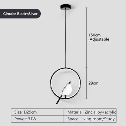 Unique Circular Birdcage Ceiling Light