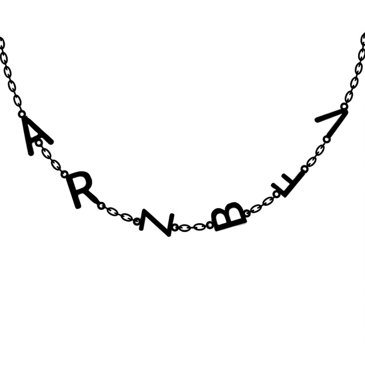 Personalized Monogram Unique Bar Necklace