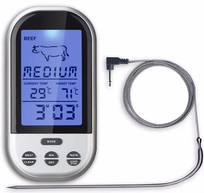Digital BBQ Meat Thermometer Probe - Luxicro