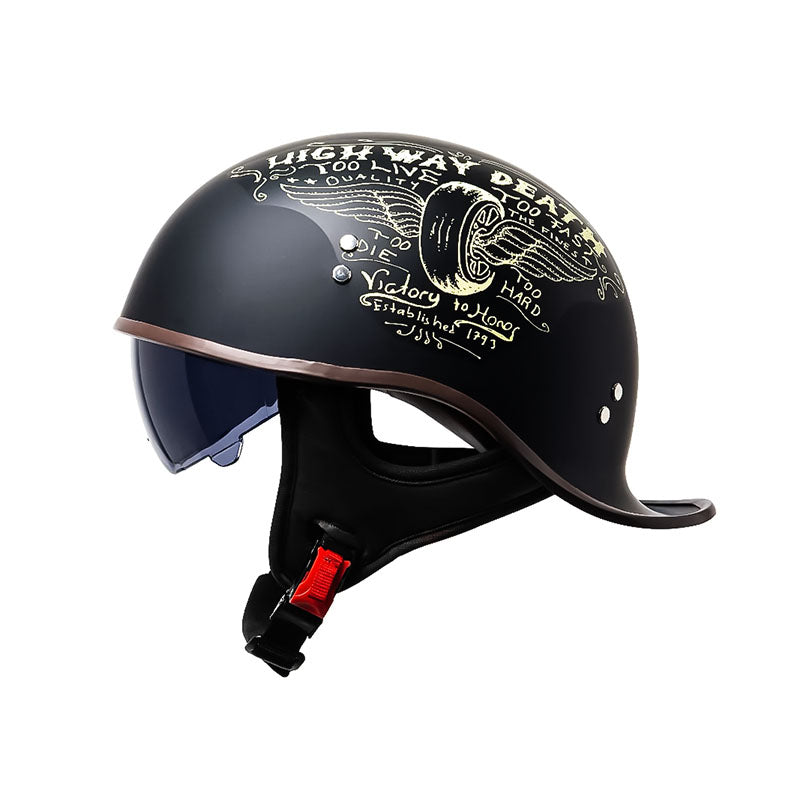 Classic Half Face Helmet Visor - DOT Certified