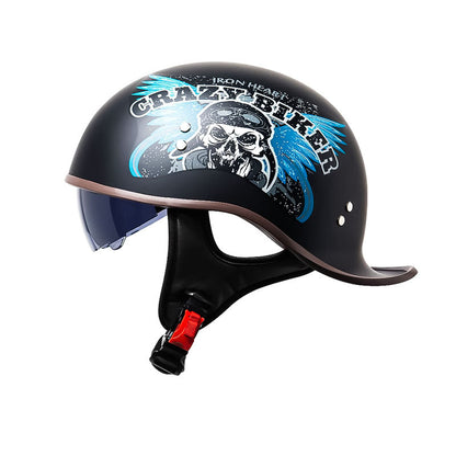 Classic Half Face Helmet Visor - DOT Certified
