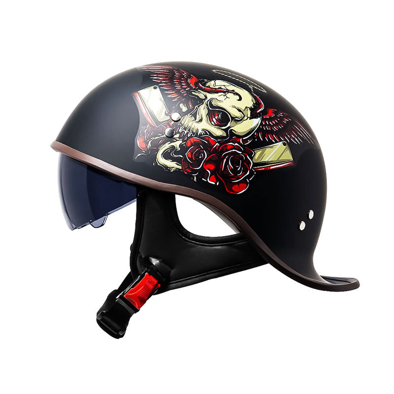 Classic Half Face Helmet Visor - DOT Certified