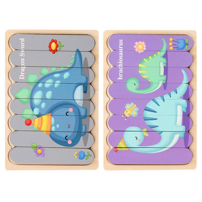 Colorful Wood Shape Sorting Puzzle Toy