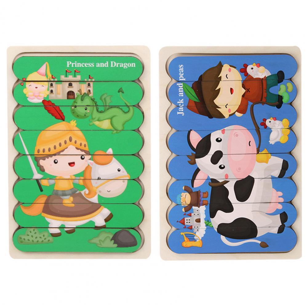 Colorful Wood Shape Sorting Puzzle Toy