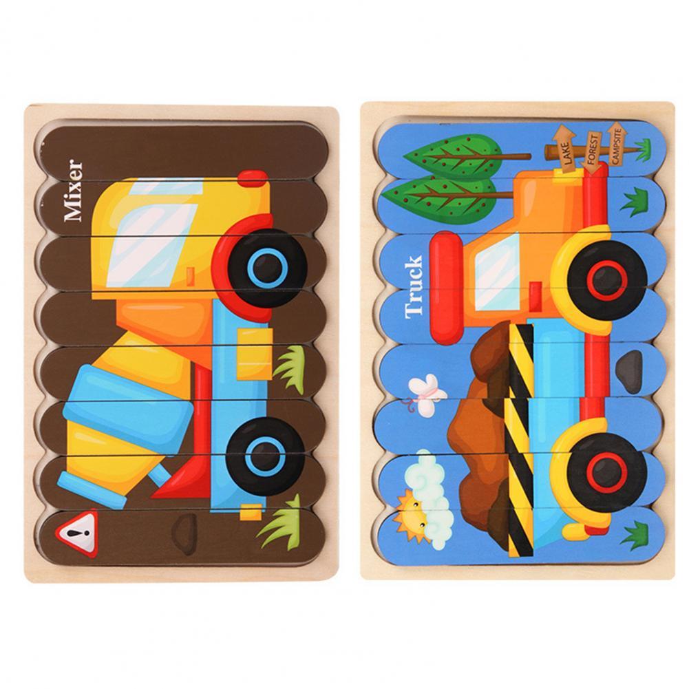 Colorful Wood Shape Sorting Puzzle Toy