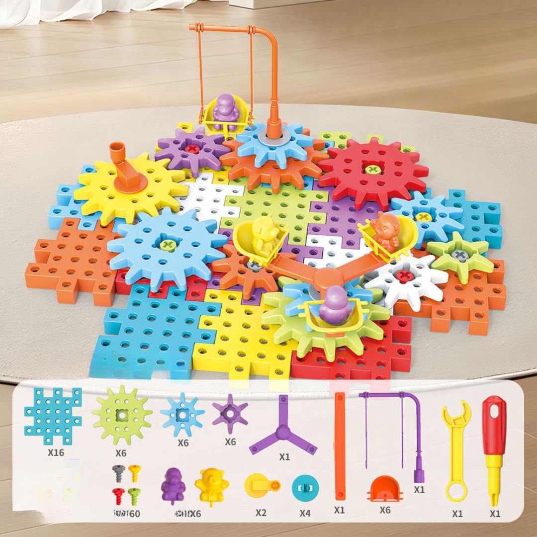 Colorful Kids Building Blocks Toy Set