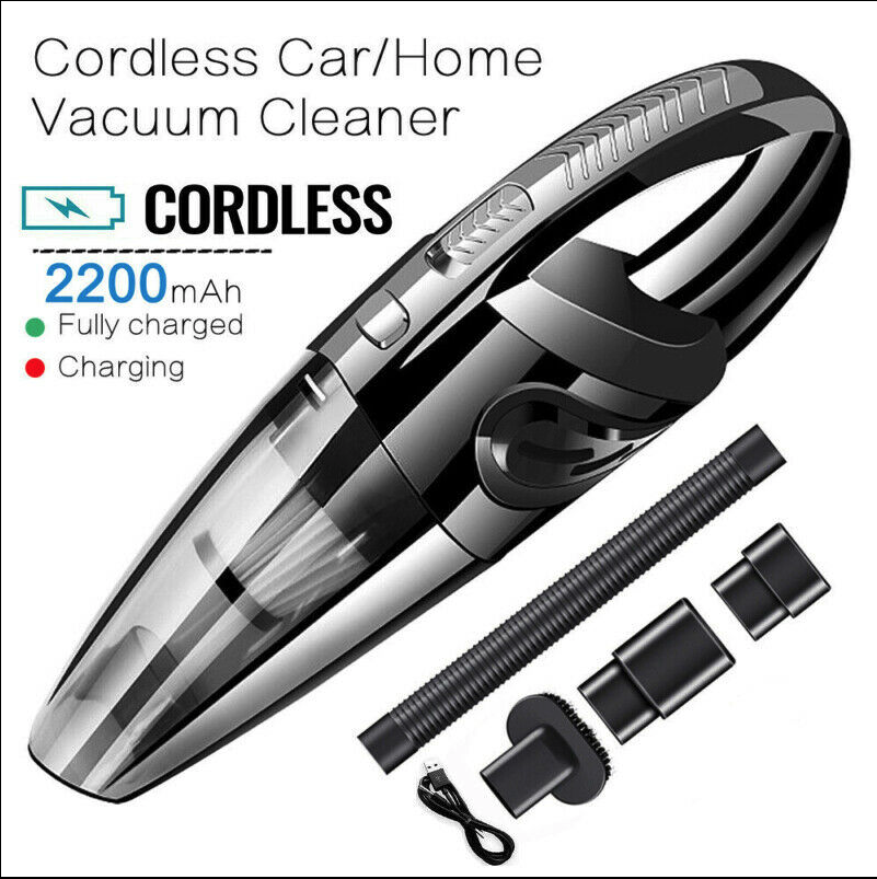 Compact Rechargeable Auto Vacuum Cleaner Kit - Luxicro