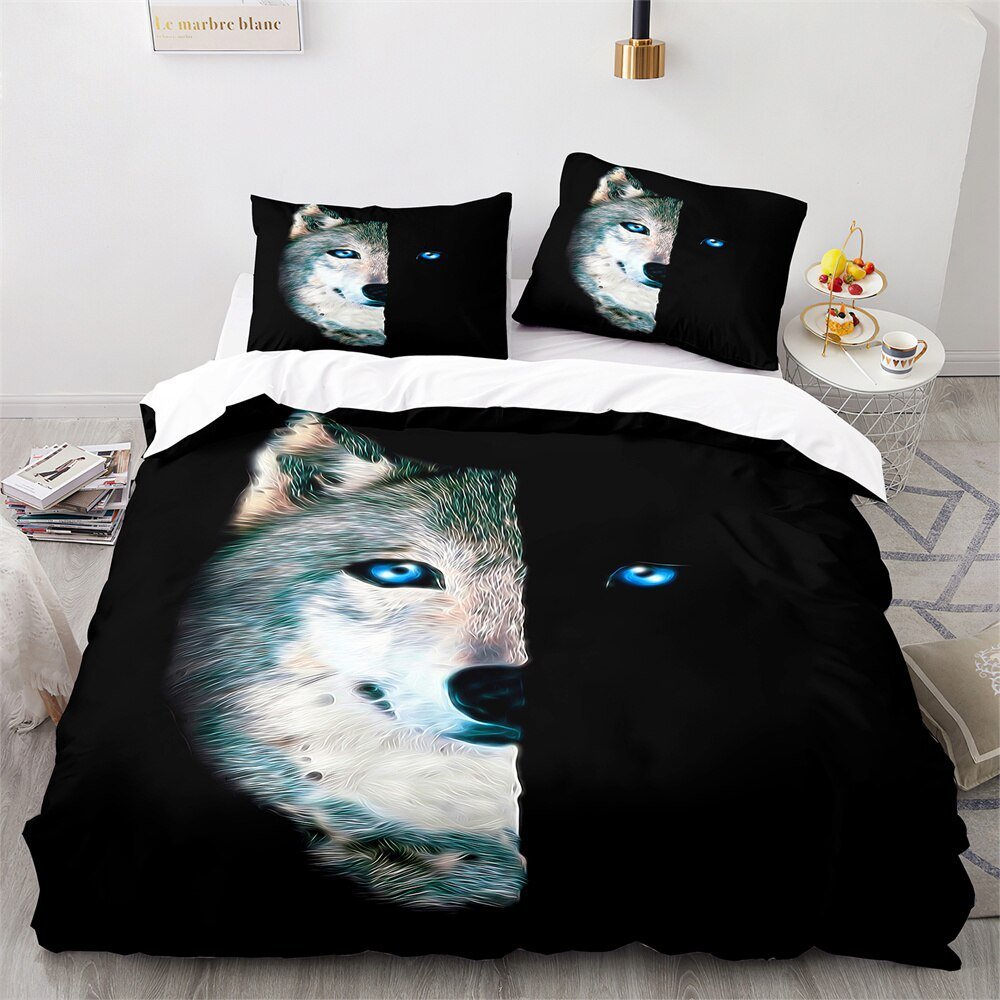 Soft Childrens Wolf Bedding Set - Luxicro