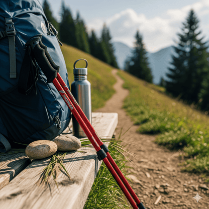Lightweight Trekking Poles for Hiking Stability