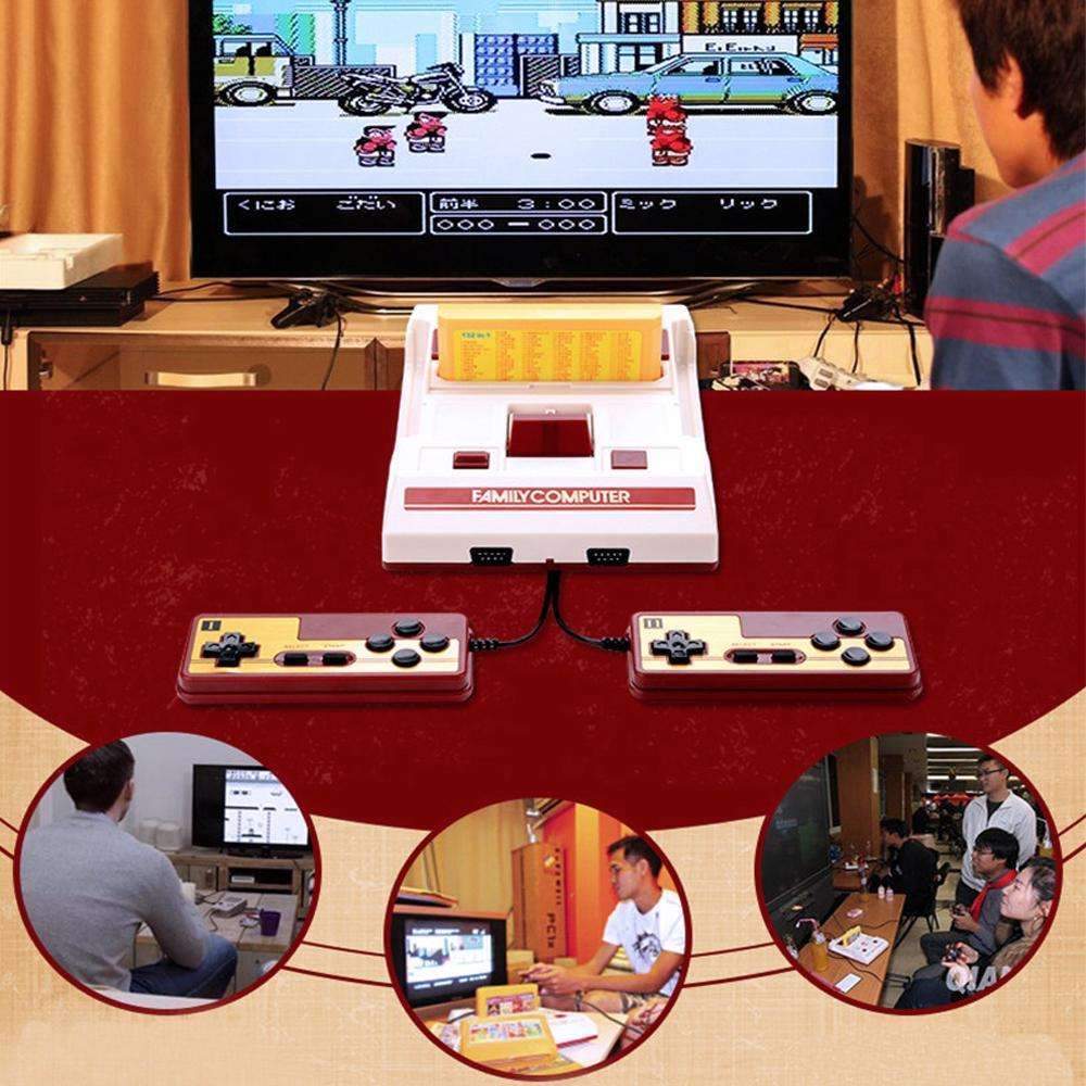 Retro Style Classic Video Game Console