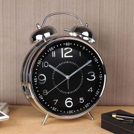 Big Retro Style Metal Alarm Clock - Luxicro