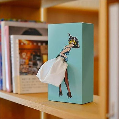 Decorative Paper Box Holder for Living Room - Luxicro