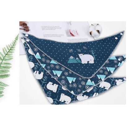 Adorable Baby Drool Bib Set Soft Cotton Cloths
