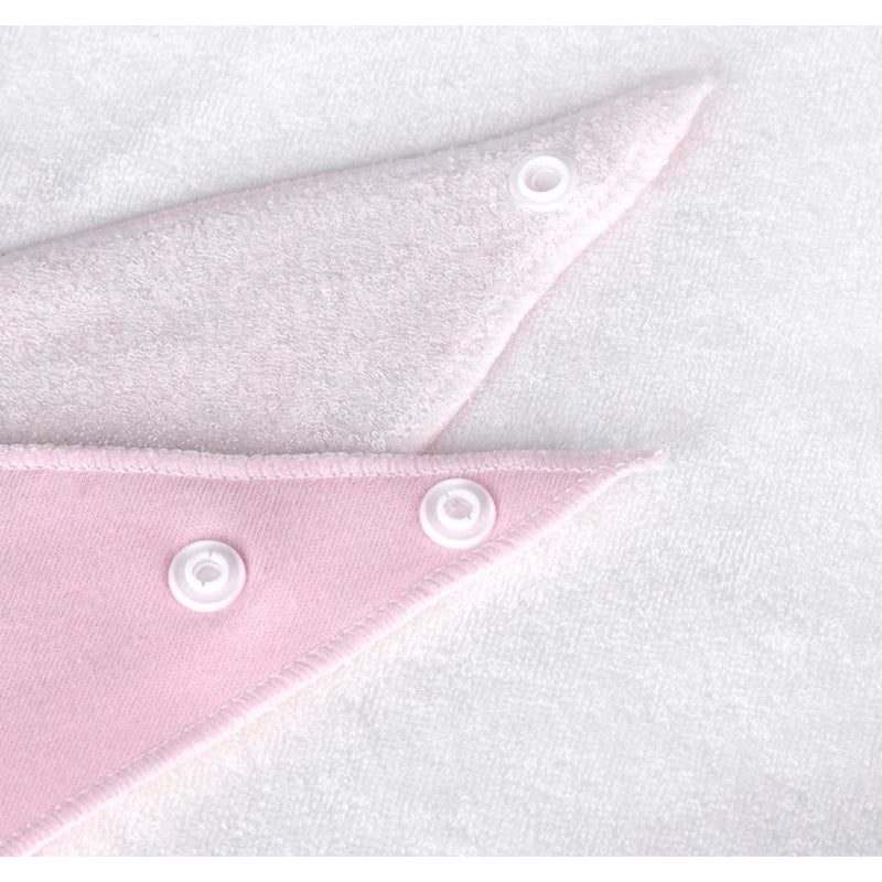 Adorable Baby Drool Bib Set Soft Cotton Cloths