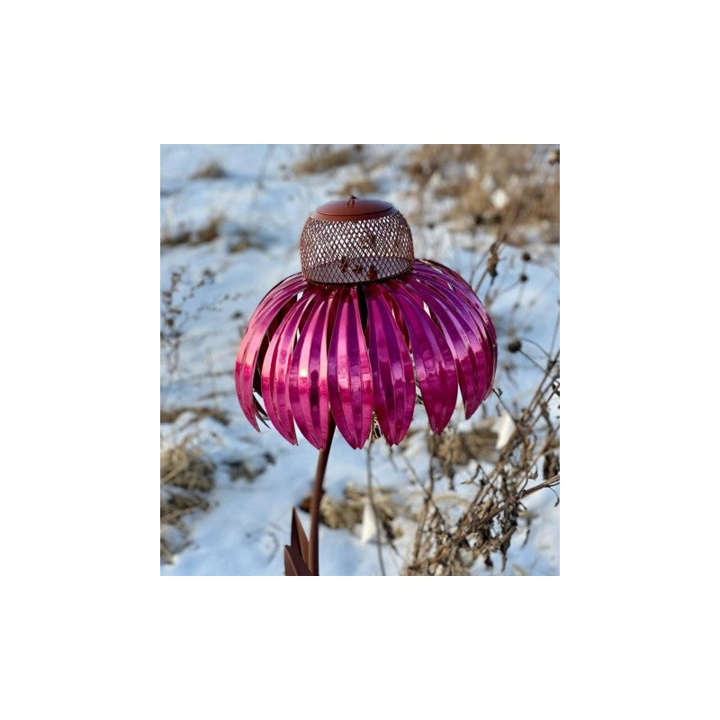Colorful Floral Hanging Bird Feeder