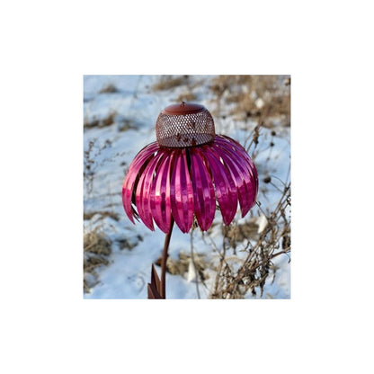 Colorful Floral Hanging Bird Feeder